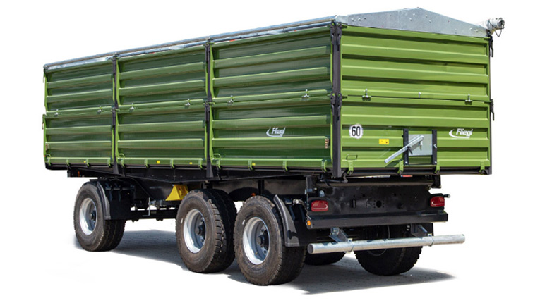 Remorca agricola pe 3 axe Fliegl DDK 240/7200