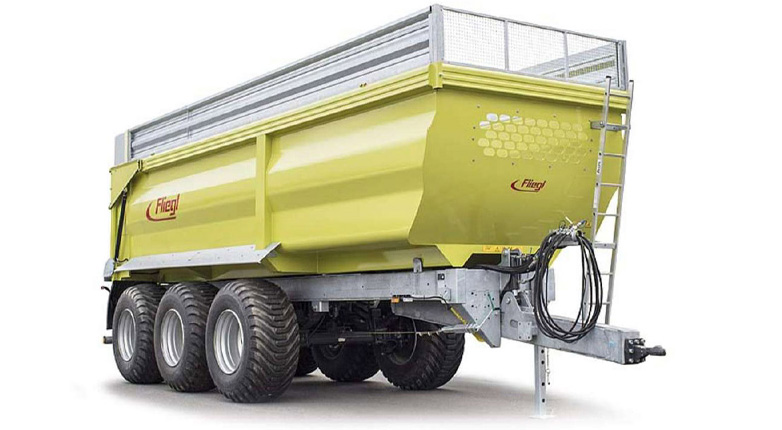 Remorca basculanta tridem Fliegl TMK 391